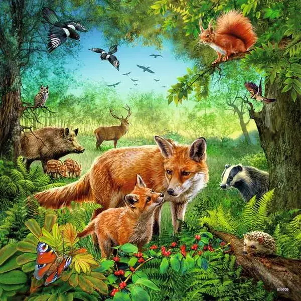 Ravensberger Matratzen Kinderpuzzle ab 5 Jahren - Tiere der Erde - 49 Teile Rabatt