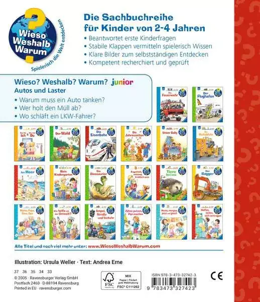 Ravensberger Matratzen Ravensburger Wieso? Weshalb? Warum? junior, Band 11: Autos und Laster Exklusivangebot