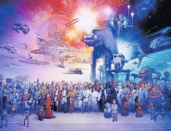 Ravensberger Matratzen Puzzle 2000 Teile - Star Wars Universum Begrenzt auf 3 Tage