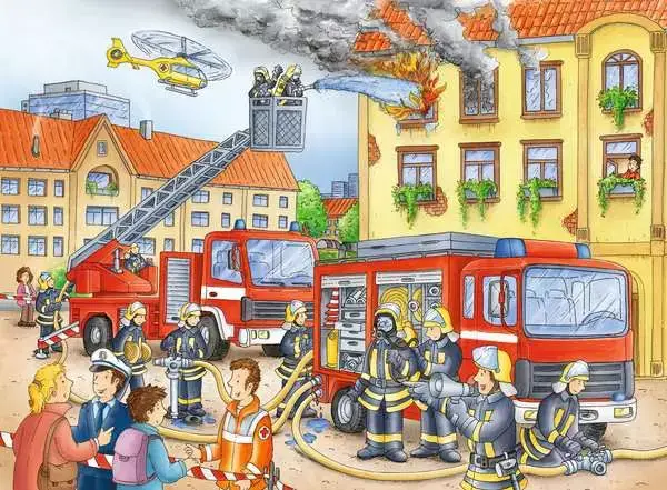 Ravensberger Matratzen Kinderpuzzle ab 6 Jahren - Unsere Feuerwehr - 100 Teile Auslauf