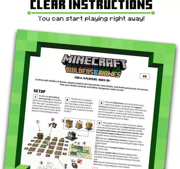 Ravensberger Matratzen Minecraft Builders & Biomes - Spiel ab 10 Jahren Blitzverkäufe