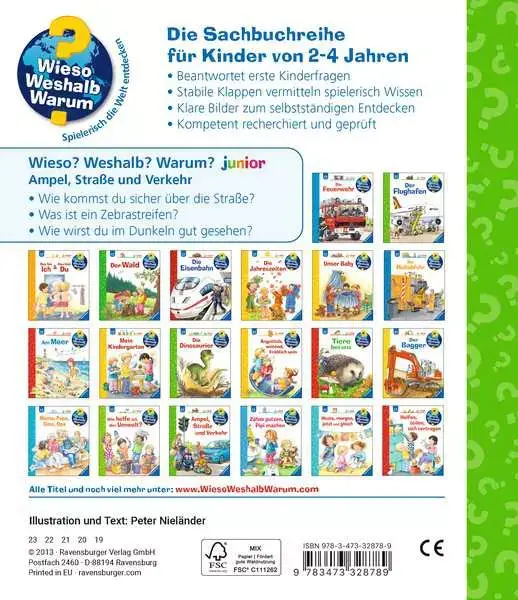 Ravensberger Matratzen Ravensburger Wieso? Weshalb? Warum? junior, Band 48: Ampel, Straße und Verkehr Begrenztes Angebot