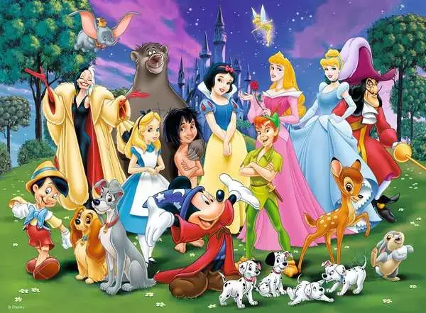 Ravensberger Matratzen Kinderpuzzle ab 8 Jahren - Disney Lieblinge - 200 Teile Heißer Verkauf