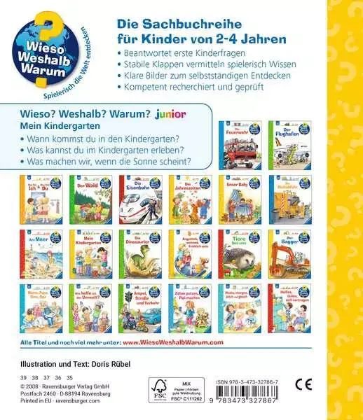 Ravensberger Matratzen Ravensburger Wieso? Weshalb? Warum? junior, Band 24: Mein Kindergarten Bestseller