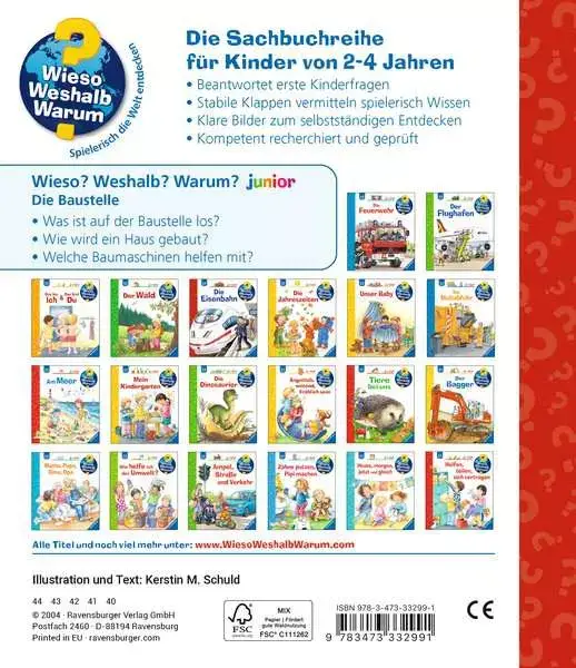 Ravensberger Matratzen Ravensburger Wieso? Weshalb? Warum? junior, Band7: Die Baustelle Räumungsverkauf