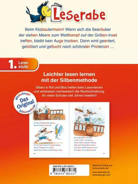 Ravensberger Matratzen Leserabe mit Mildenberger Silbenmethode: Piratengeschichten Tägliche Deals