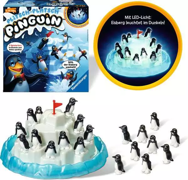 Ravensberger Matratzen Plitsch - Platsch Pinguin - Kinderspiel ab 4 Jahren Tiefpreis