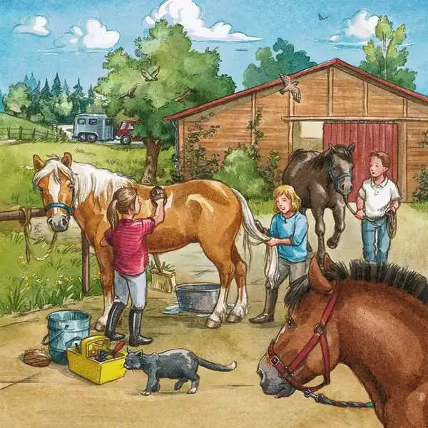 Ravensberger Matratzen Kinderpuzzle ab 5 Jahren - Mein Reiterhof - 49 Teile Wochenangebot