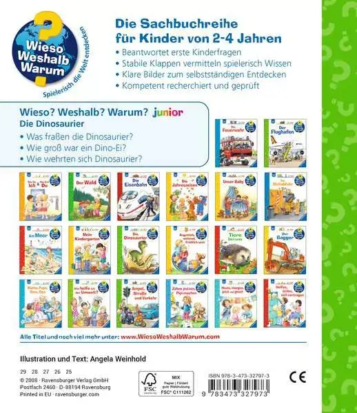 Ravensberger Matratzen Ravensburger Wieso? Weshalb? Warum? junior, Band 25: Die Dinosaurier Bis zu 55% Rabatt