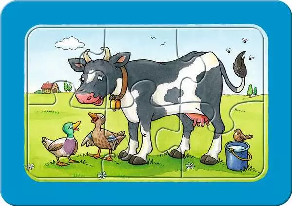 Ravensberger Matratzen Kinderpuzzle ab 2 Jahren - Gute Tierfreunde - 6 Teile Speichern exportieren