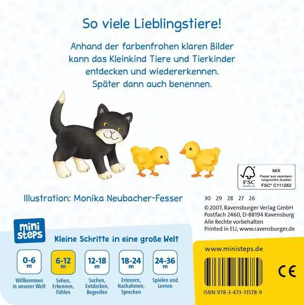 Ravensberger Matratzen ministeps: Meine allerersten Tiere Blitzangebot