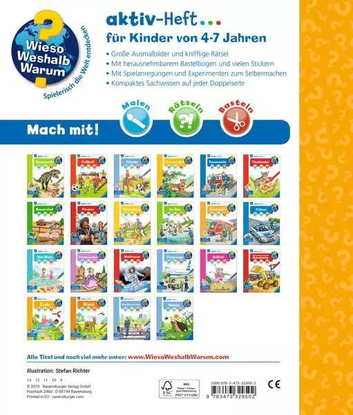 Ravensberger Matratzen Ravensburger Wieso? Weshalb? Warum? aktiv-Heft: Erde Kauf eins, bekomm eins gratis