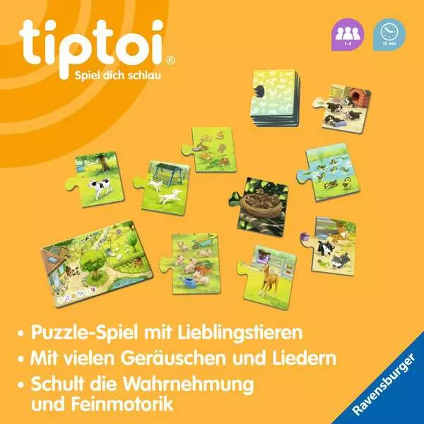 Ravensberger Matratzen tiptoi® Alle meine Tierkinder - Lernspiel ab 2 Jahren Kostenlose Rückgabe