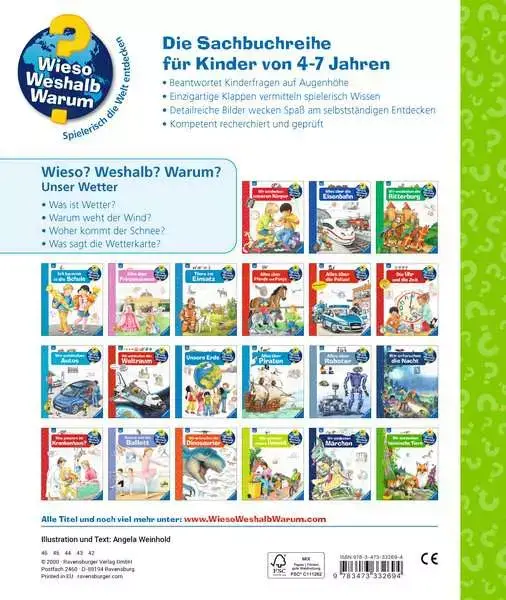 Ravensberger Matratzen Ravensburger Wieso? Weshalb? Warum?, Band 10: Unser Wetter Begrenzte Freigabe
