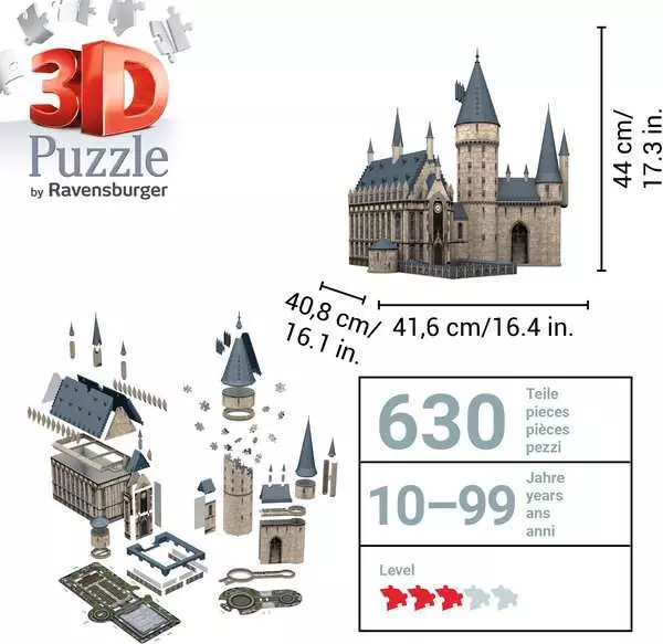 Ravensberger Matratzen 3D Puzzle Hogwarts Schloss - Die Große Halle Bis zu 60% Rabatt