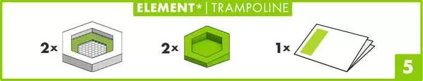 Ravensberger Matratzen GraviTrax Element Trampoline - Kugelbahn-Erweiterung für Kinder ab 8 Jahren 50% Rabatt mit kostenlosem Versand