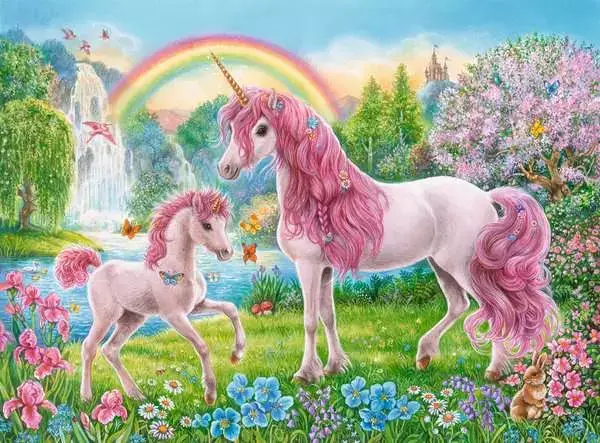 Ravensberger Matratzen Kinderpuzzle ab 6 Jahren - Magische Einhörner - 100 Teile Rabatte dieses Monats