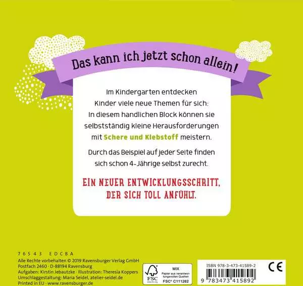 Ravensberger Matratzen Im Kindergarten: Schneiden und Kleben Fabrikpreis