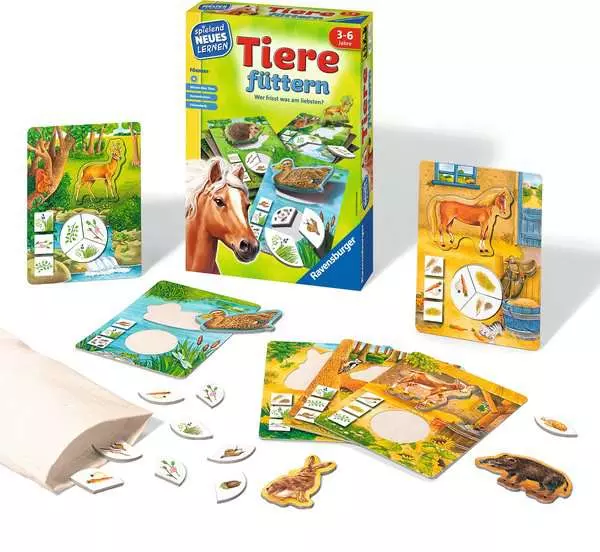 Ravensberger Matratzen Tiere füttern - Kinderspiel ab 3 Jahren Cyber Monday