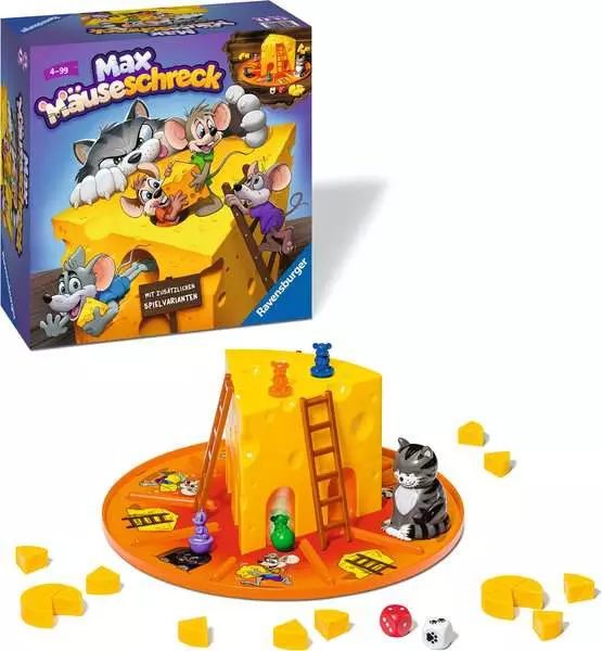 Ravensberger Matratzen Max Mäuseschreck - Kinderspiel ab 4 Jahren Muttertagsangebot