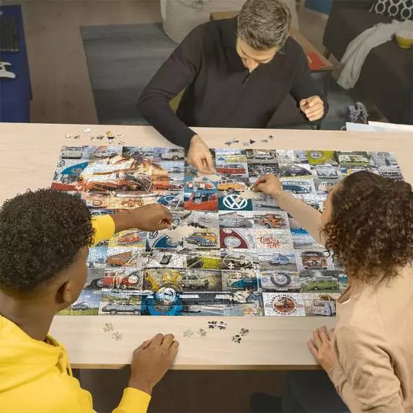 Ravensberger Matratzen Puzzle 3000 Teile - 99 Bulli Moments Jubiläumsangebot