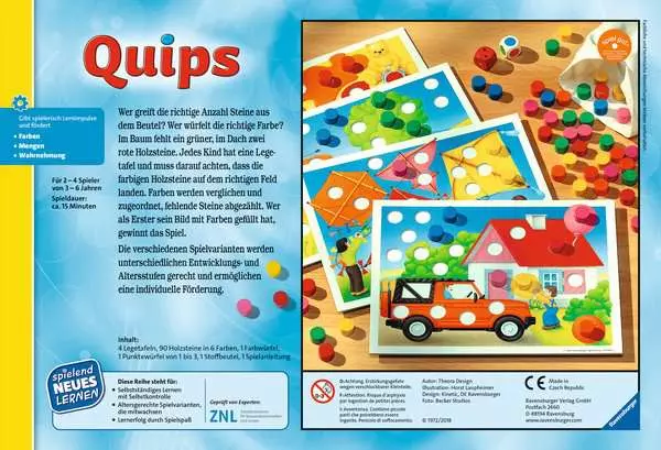 Ravensberger Matratzen Quips - Kinderspiel ab 3 Jahren Super Sparpreis