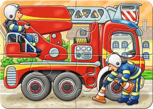 Ravensberger Matratzen Kinderpuzzle ab 2 Jahren - Bei der Arbeit - 2 + 4 + 6 + 8 Teile Kostenlose Rückgabe