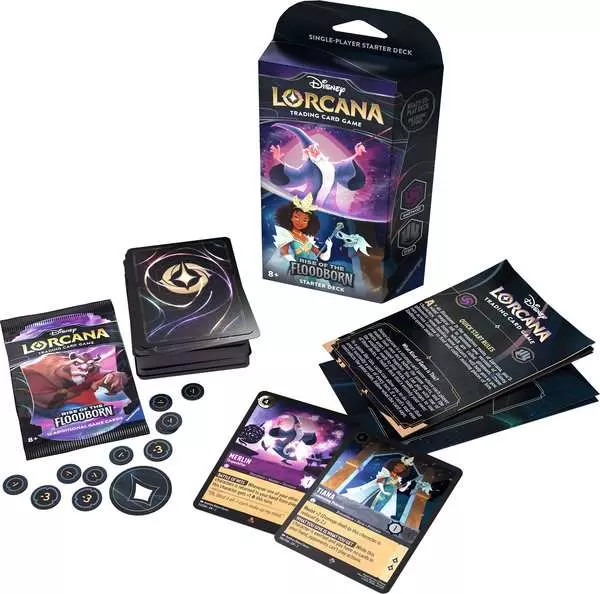 Ravensberger Matratzen Disney Lorcana: Aufstieg der Flutgestalten - Starter Deck Amethyst und Stahl (Englisch) Begrenzte Freigabe