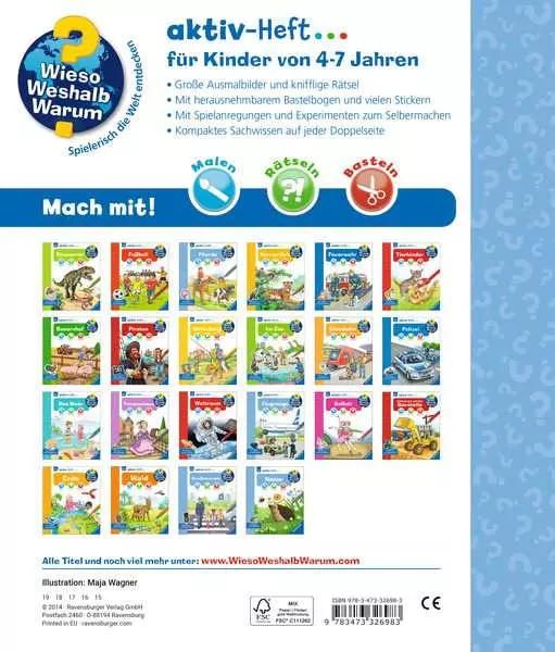 Ravensberger Matratzen Ravensburger Wieso? Weshalb? Warum? aktiv-Heft: Pferde Nur noch ein Tag übrig