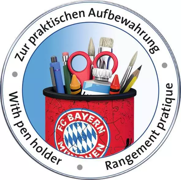 Ravensberger Matratzen 3D Puzzle Utensilo - FC Bayern München zollfrei