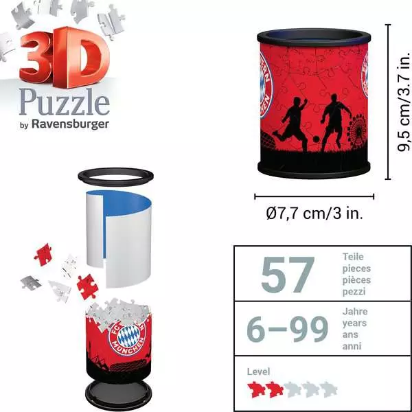Ravensberger Matratzen 3D Puzzle Utensilo - FC Bayern München zollfrei