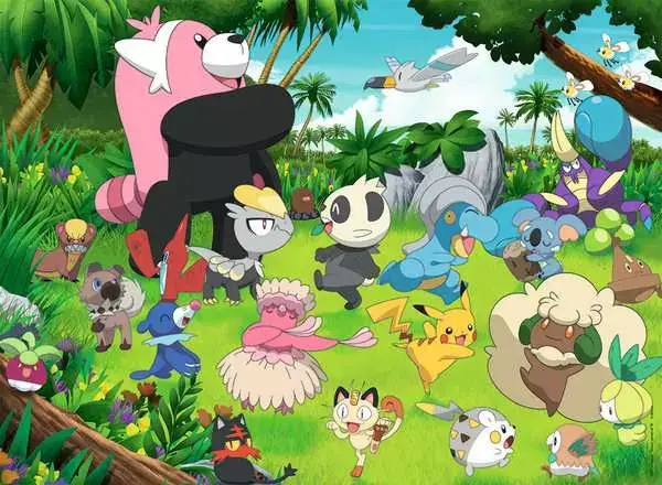 Ravensberger Matratzen Kinderpuzzle ab 9 Jahren - Wilde Pokémon - 300 Teile 50% Rabatt für begrenzte Zeit