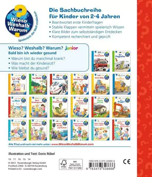 Ravensberger Matratzen Ravensburger Wieso? Weshalb? Warum? junior, Band 45: Bald bin ich wieder gesund Outlet