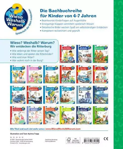 Ravensberger Matratzen Ravensburger Wieso? Weshalb? Warum?, Band 11: Wir entdecken die Ritterburg im Angebot