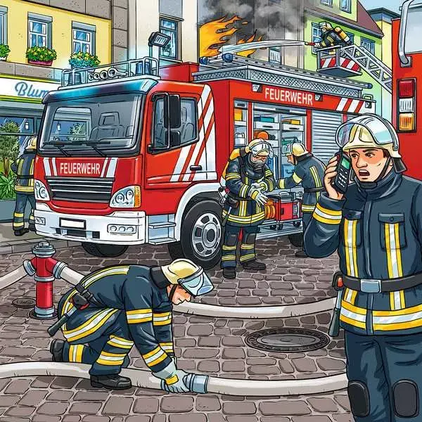 Ravensberger Matratzen Kinderpuzzle ab 5 Jahren - Helfer in der Not - 49 Teile Fabrikpreis