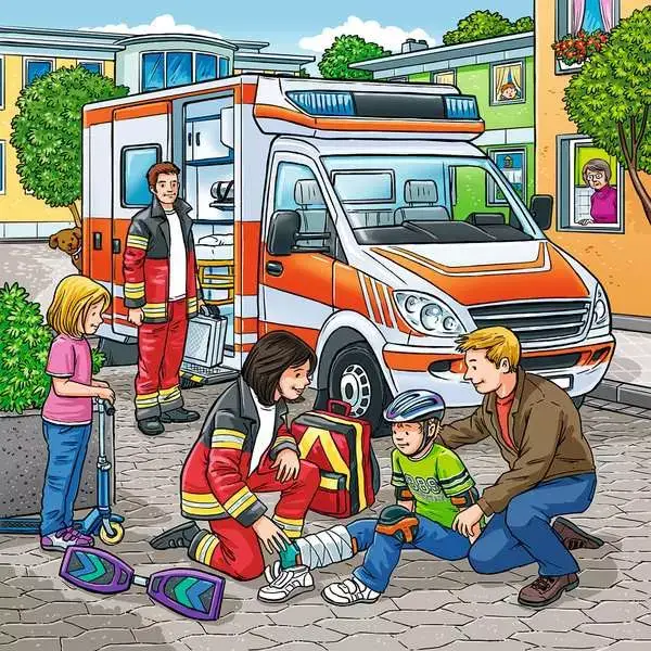 Ravensberger Matratzen Kinderpuzzle ab 5 Jahren - Helfer in der Not - 49 Teile Fabrikpreis