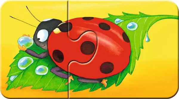 Ravensberger Matratzen Kinderpuzzle ab 2 Jahren - Tiere im Garten - 2 Teile Cyber Monday
