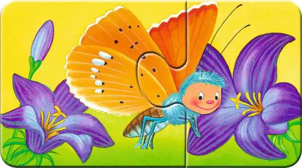 Ravensberger Matratzen Kinderpuzzle ab 2 Jahren - Tiere im Garten - 2 Teile Cyber Monday
