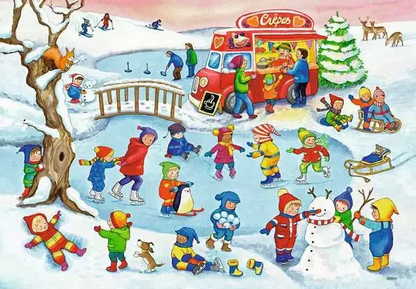Ravensberger Matratzen Kinderpuzzle ab 4 Jahren - Freizeit am See - 24 Teile Blitzangebot
