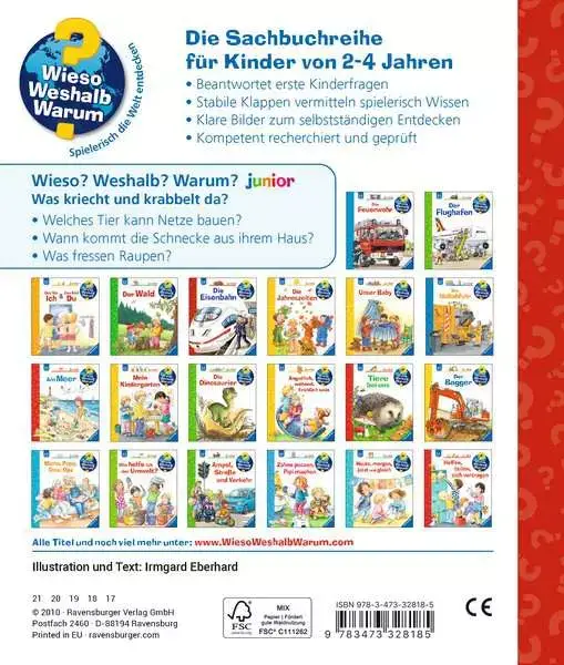 Ravensberger Matratzen Ravensburger Wieso? Weshalb? Warum? junior, Band 36: Was kriecht und krabbelt da? Räumungsverkauf