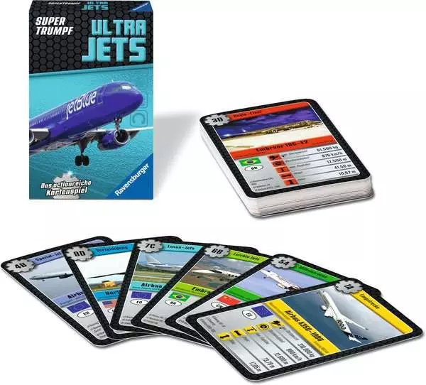 Ravensberger Matratzen Ultra Jets - Kartenspiel ab 7 Jahren Kauf eins, bekomm eins gratis
