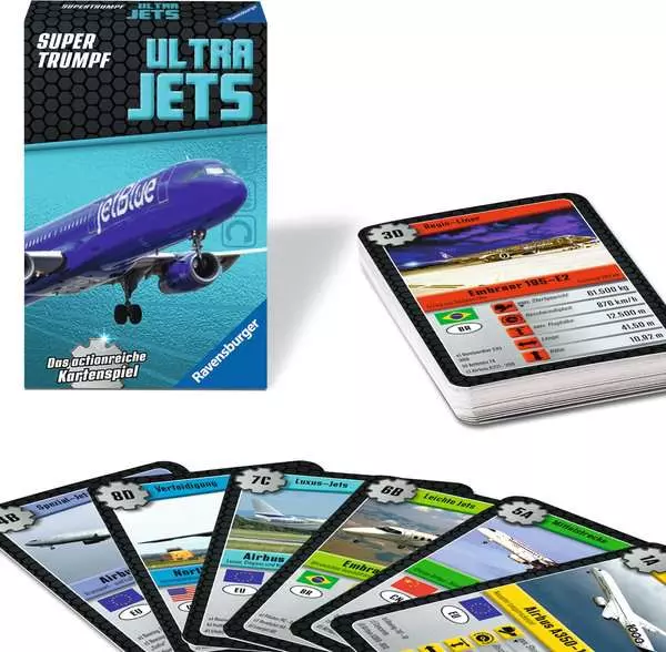Ravensberger Matratzen Ultra Jets - Kartenspiel ab 7 Jahren Kauf eins, bekomm eins gratis