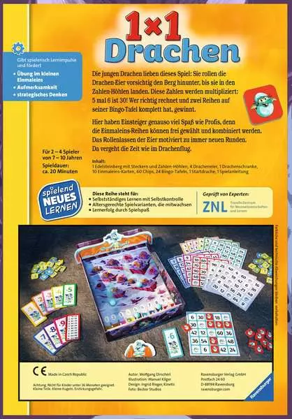 Ravensberger Matratzen 1x1 Drachen - Kinderspiel ab 7 Jahren Super Sparpreis