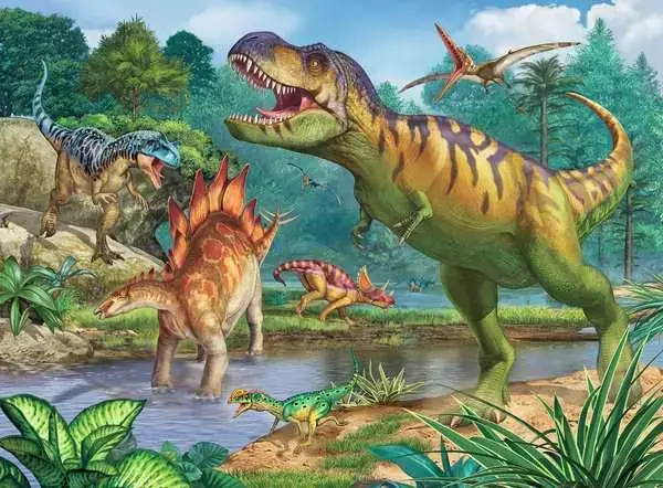 Ravensberger Matratzen Kinderpuzzle ab 6 Jahren - Welt der Dinosaurier - 100 Teile Nur für heute