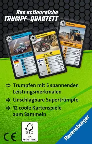 Ravensberger Matratzen Power Traktor - Kartenspiel ab 7 Jahren Bis zu 55% Rabatt