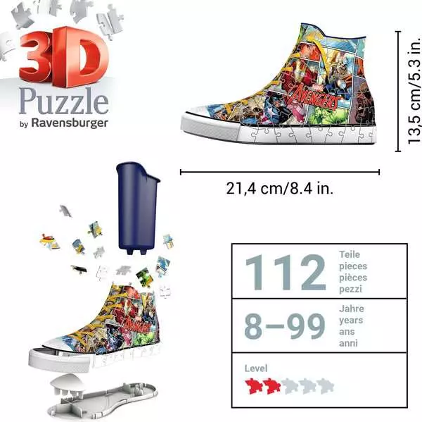 Ravensberger Matratzen 3D Puzzle Sneaker - Avengers Günstig kaufen