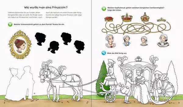 Ravensberger Matratzen Ravensburger Wieso? Weshalb? Warum? aktiv-Heft: Prinzessinnen Versandkostenfrei