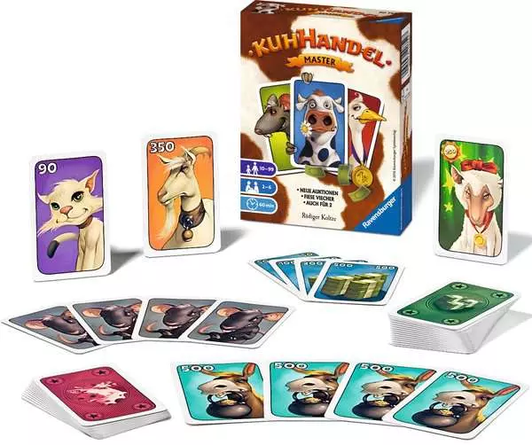 Ravensberger Matratzen Kuhhandel Master - Kartenspiel ab 10 Jahren Großer Ausverkauf