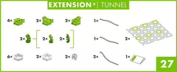 Ravensberger Matratzen GraviTrax Extension Tunnel - Kugelbahn-Erweiterung für Kinder ab 8 Jahren Osterangebot