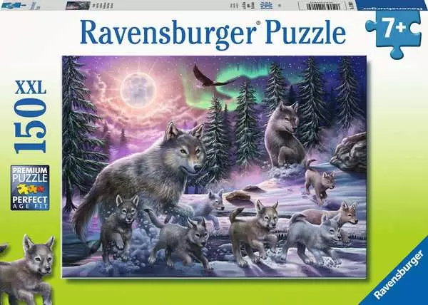 Ravensberger Matratzen Kinderpuzzle ab 7 Jahren - Nordwölfe - 150 Teile Lagerräumung